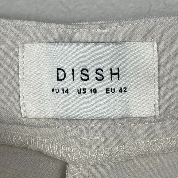 DISSH Rowan Bone Pant Wide Leg High Waist Trousers Size 10 Capsule Classic Chic - Picture 8 of 16